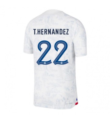 France Theo Hernandez #22 Replica Away Stadium Shirt World Cup 2022 Short Sleeve